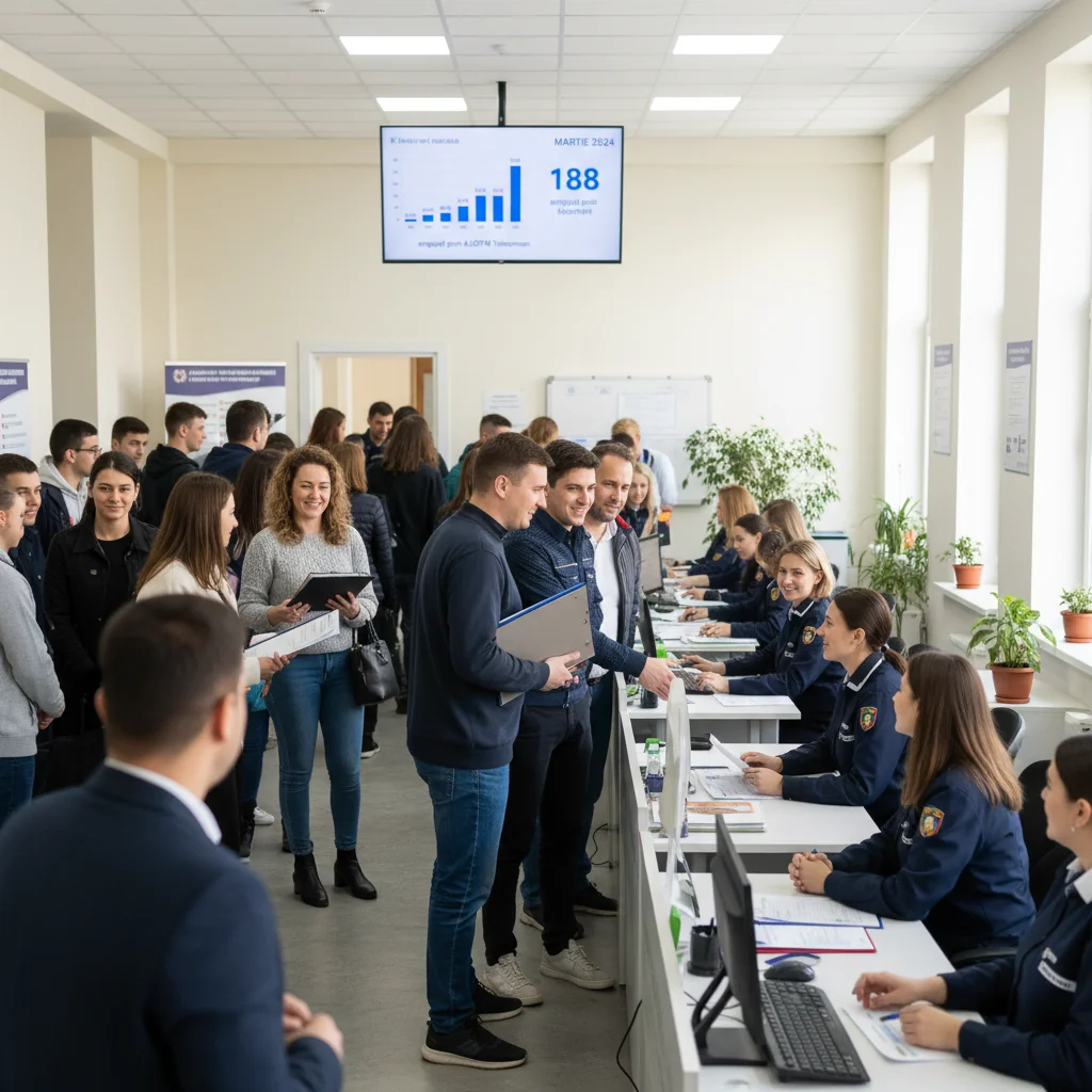 188 de teleormăneni angajați în martie prin AJOFM