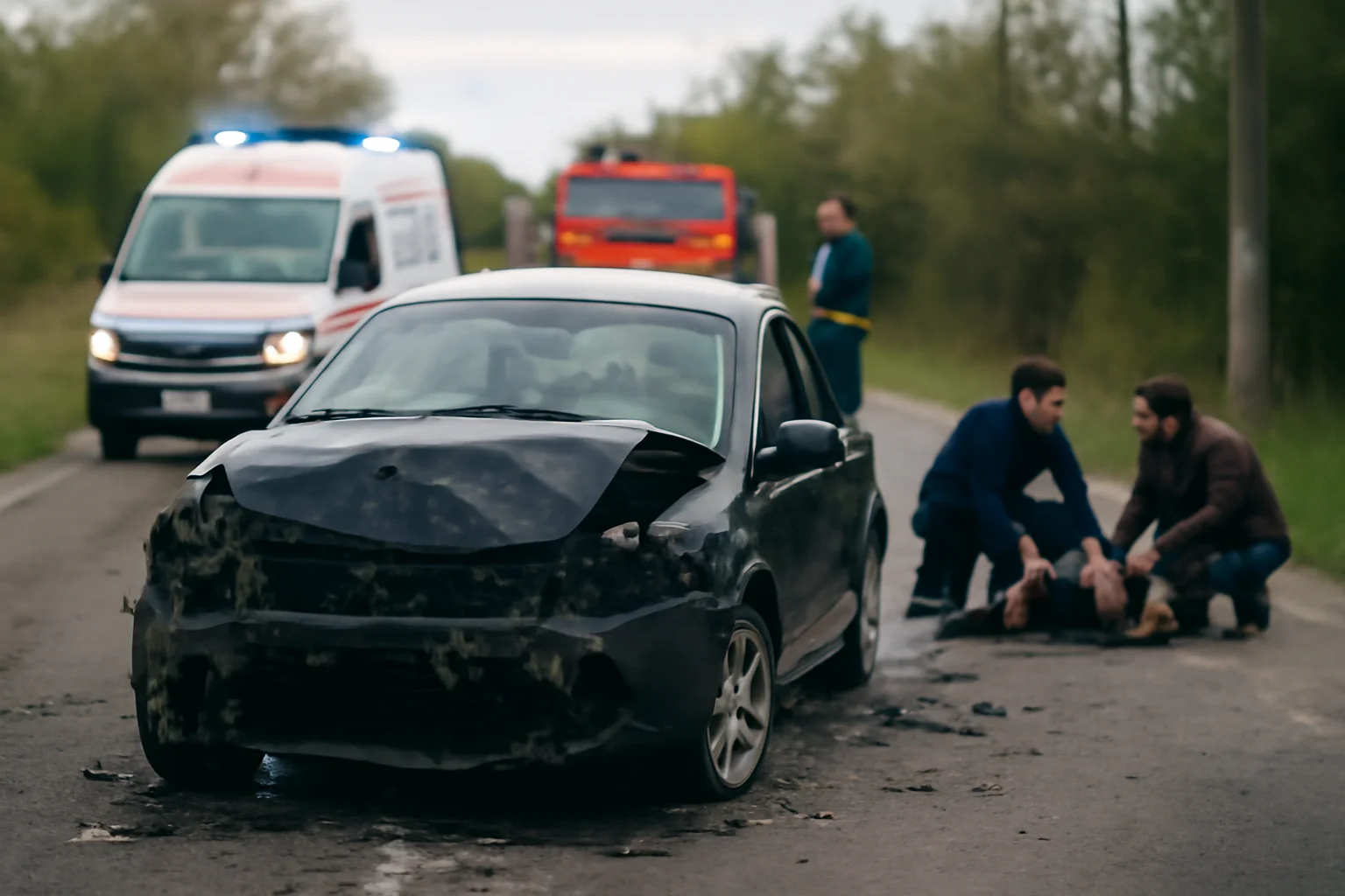 Accident rutier cu victime în noaptea de 11 spre 12 ianuarie, între Alexandria și Vitănești