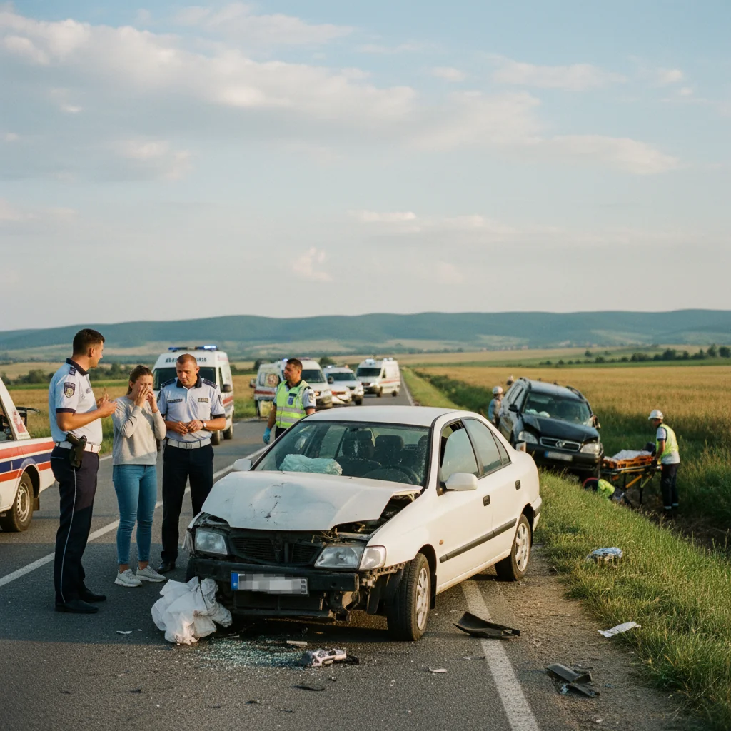 Accidente rutiere cu victime, 120 în Teleorman în patru luni