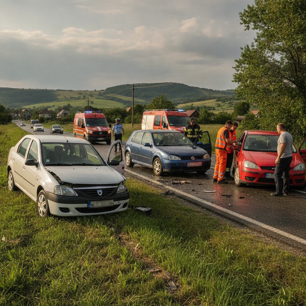 Accidente rutiere în Teleorman: Patru răniți, unul la spital Alexandria