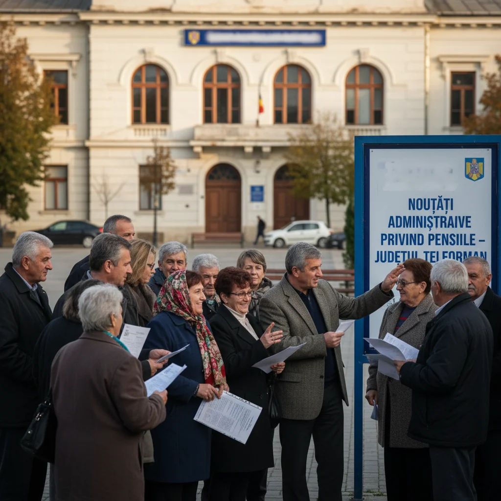 Actualizări administrative privind pensiile în Alexandria și județul Teleorman