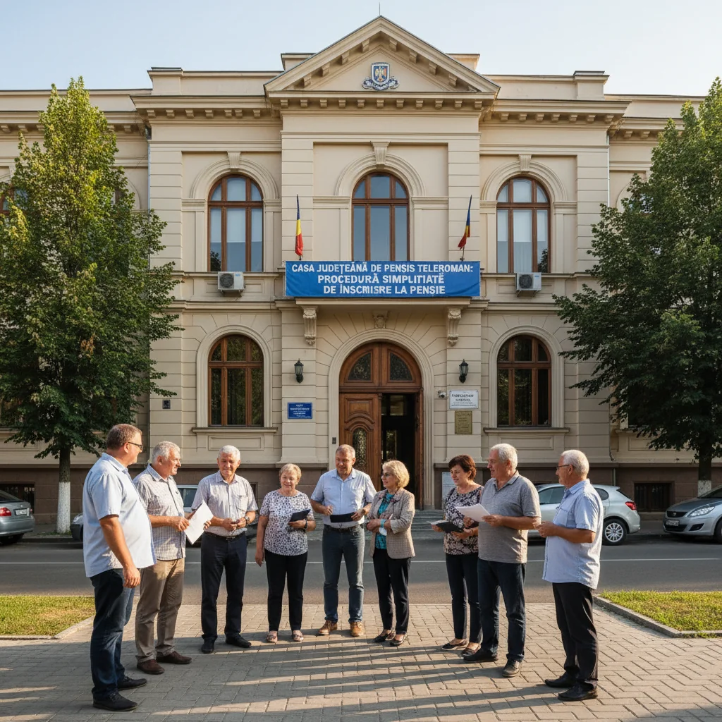 Alexandria: procedură simplificată pentru înscrierea la pensie la Casa Județeană de Pensii Teleorman