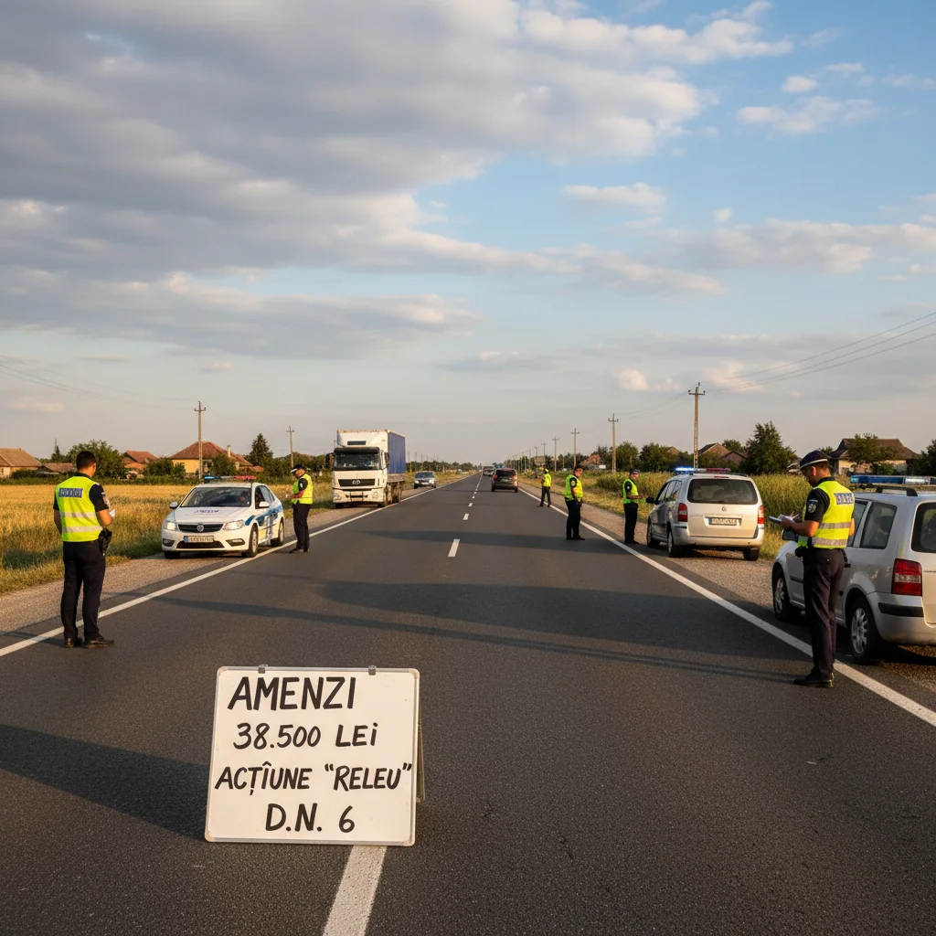 Amenzi de 38.500 lei aplicate în cadrul acțiunii Releu