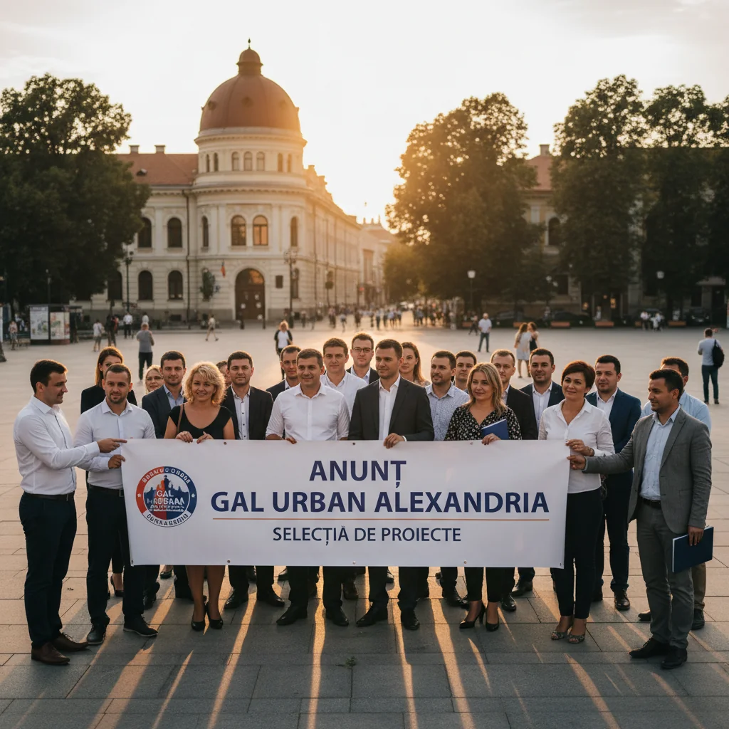 Apel de selecție de proiecte lansat de GAL Urban Alexandria pentru comunitatea din municipiu