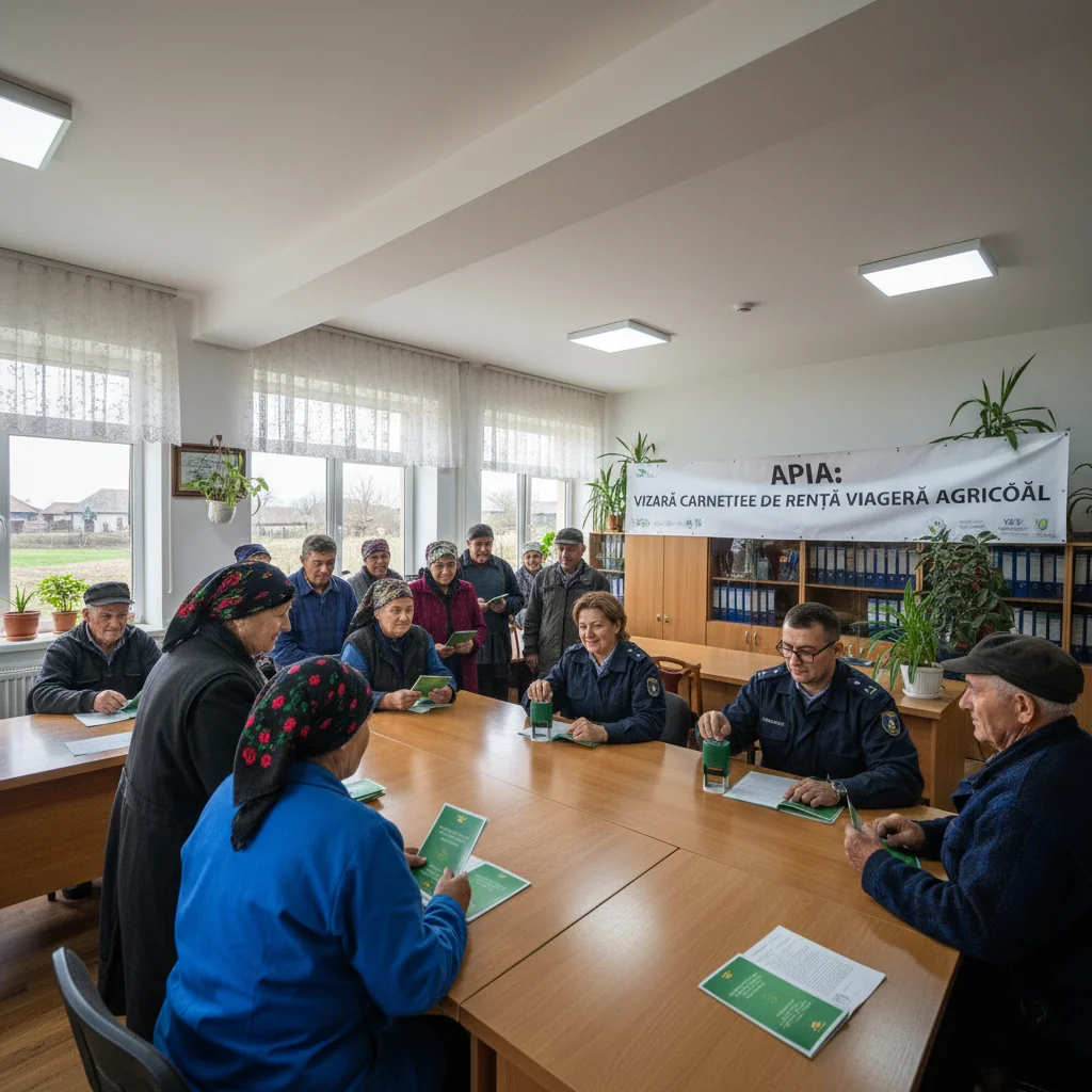 APIA dă startul procesului de vizare a carnetelor pentru renta viageră agricolă