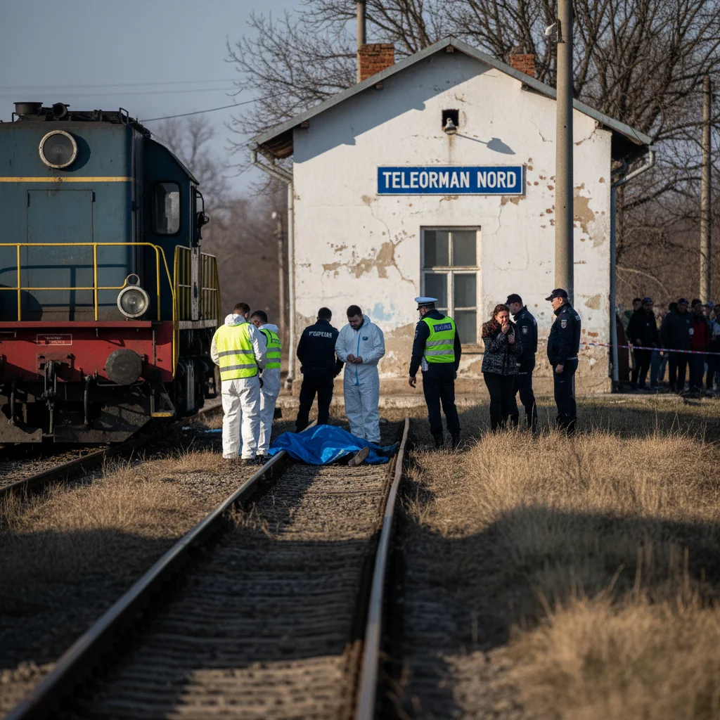 Bărbat decedat după ce a fost lovit de tren în județul Teleorman, incident raportat la Alexandria