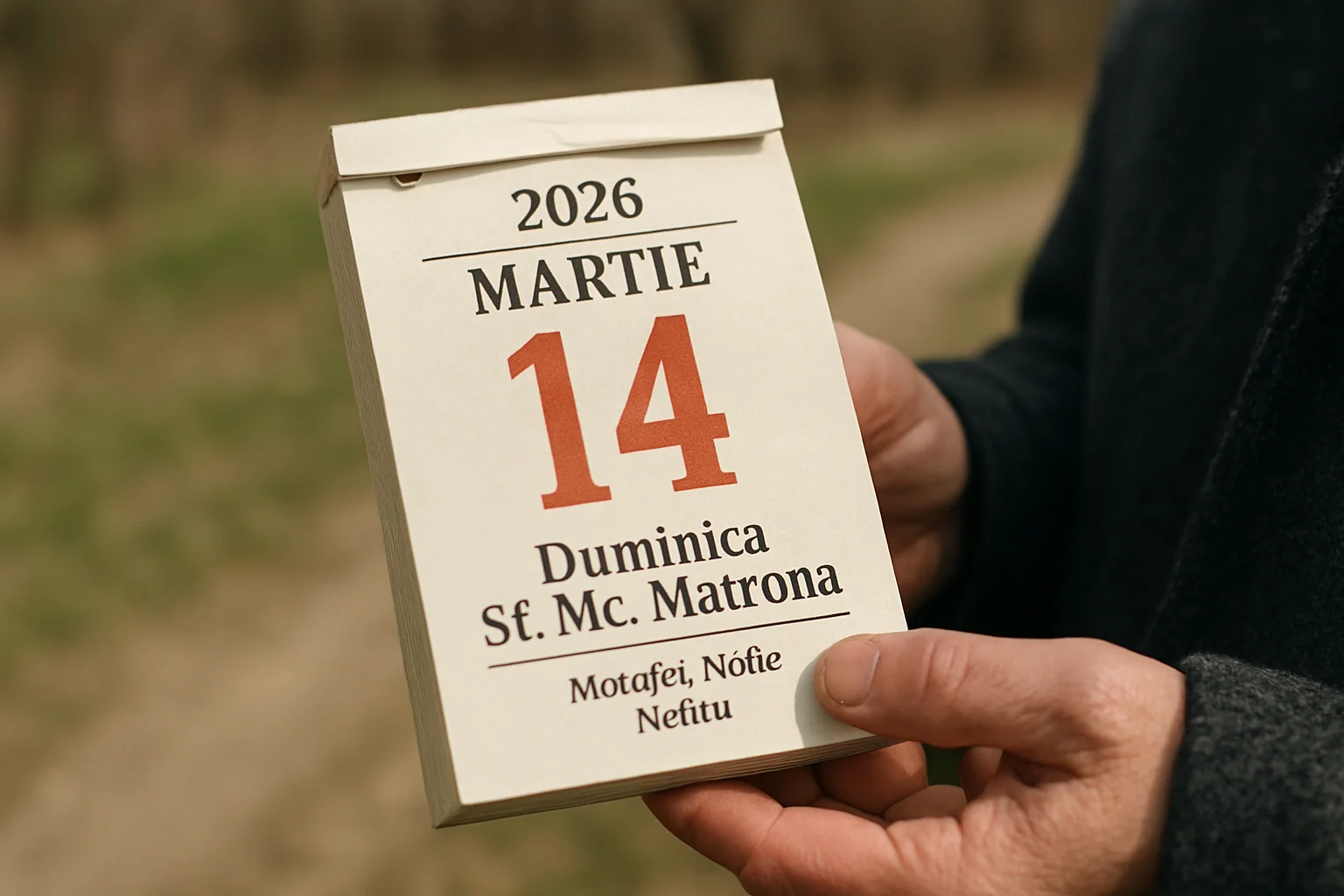 Calendar ortodox – 2026-03-14