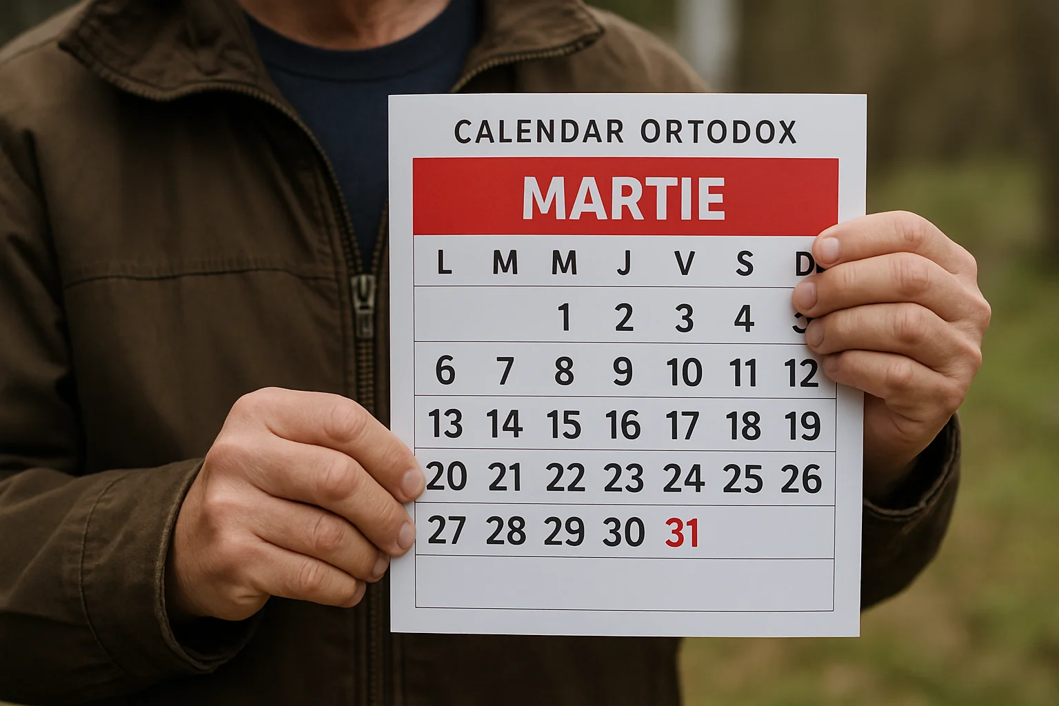 Calendar ortodox – 2026-03-31