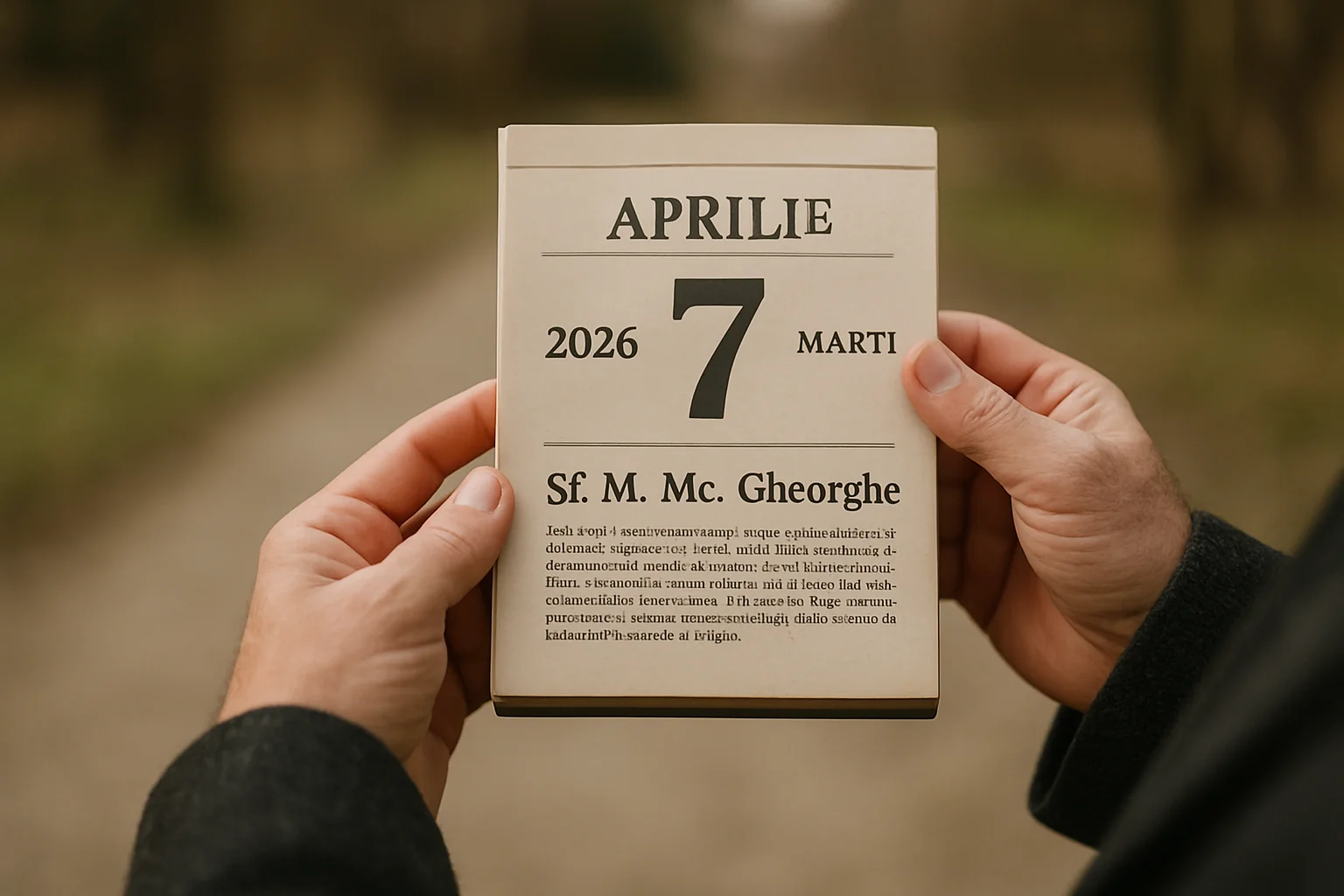 Calendar ortodox – 2026-04-07