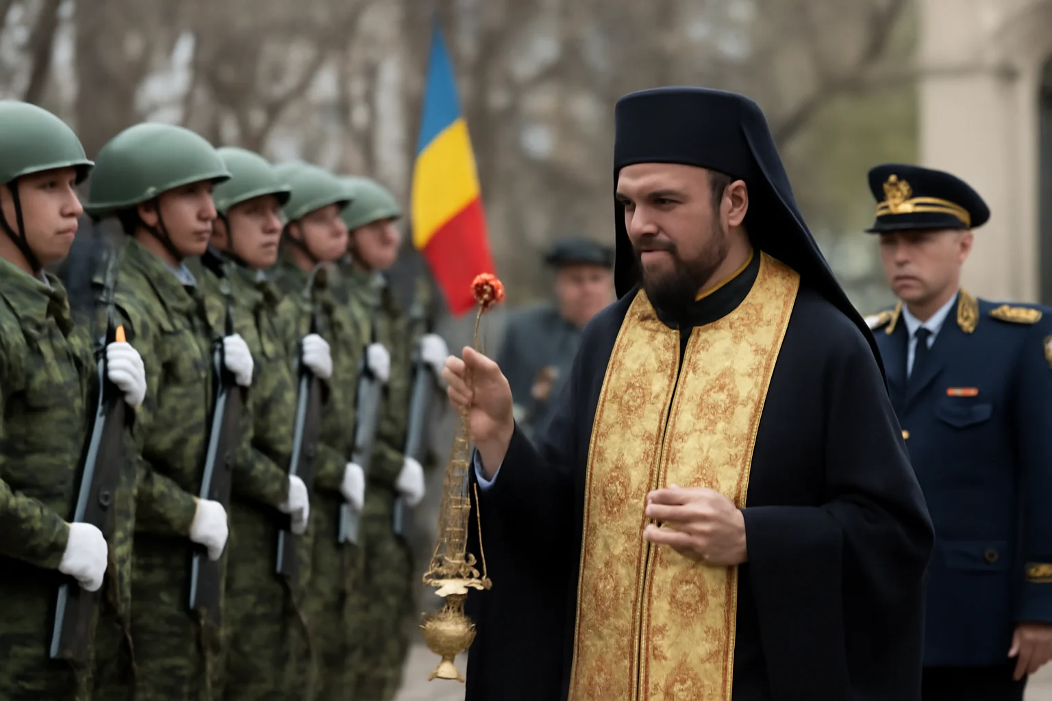 Ceremonie militară și religioasă de Ziua Unirii Principatelor, la Alexandria, pe 24 ianuarie