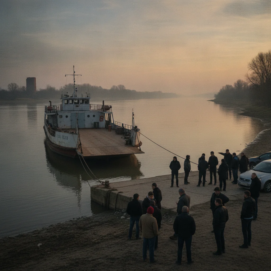 Circulația cu feribotul Turnu Măgurele-Nikopol, suspendată luni din cauza unor defecțiuni