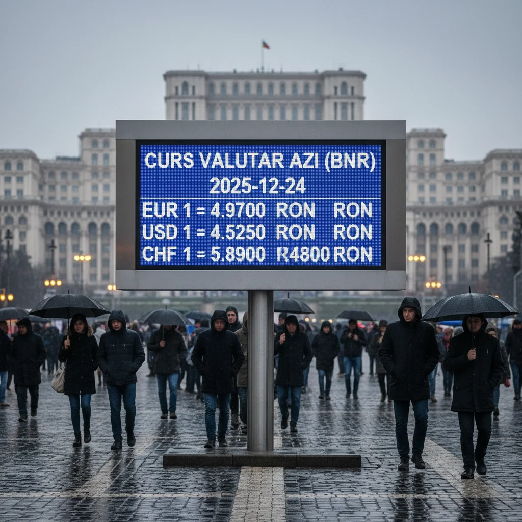 Curs valutar azi (BNR) – 2025-12-24