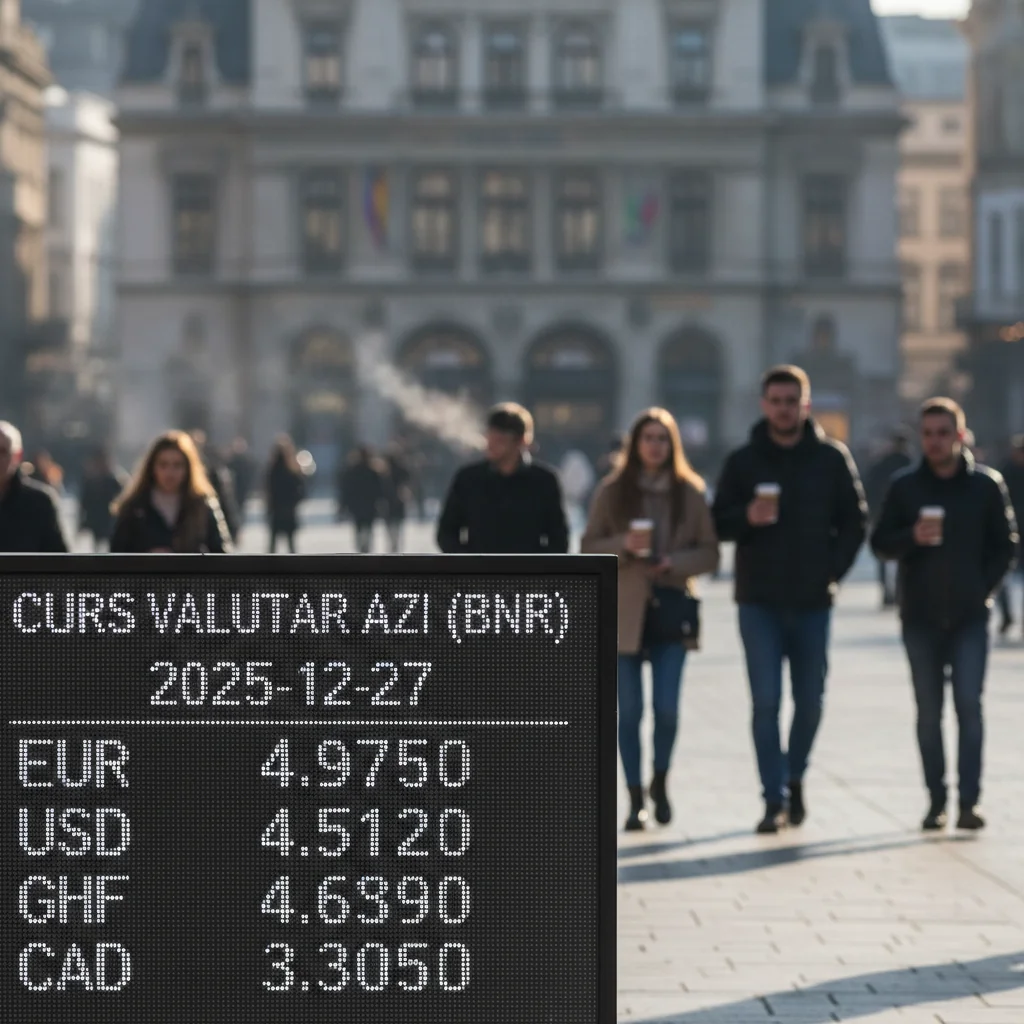 Curs valutar azi (BNR) – 2025-12-27