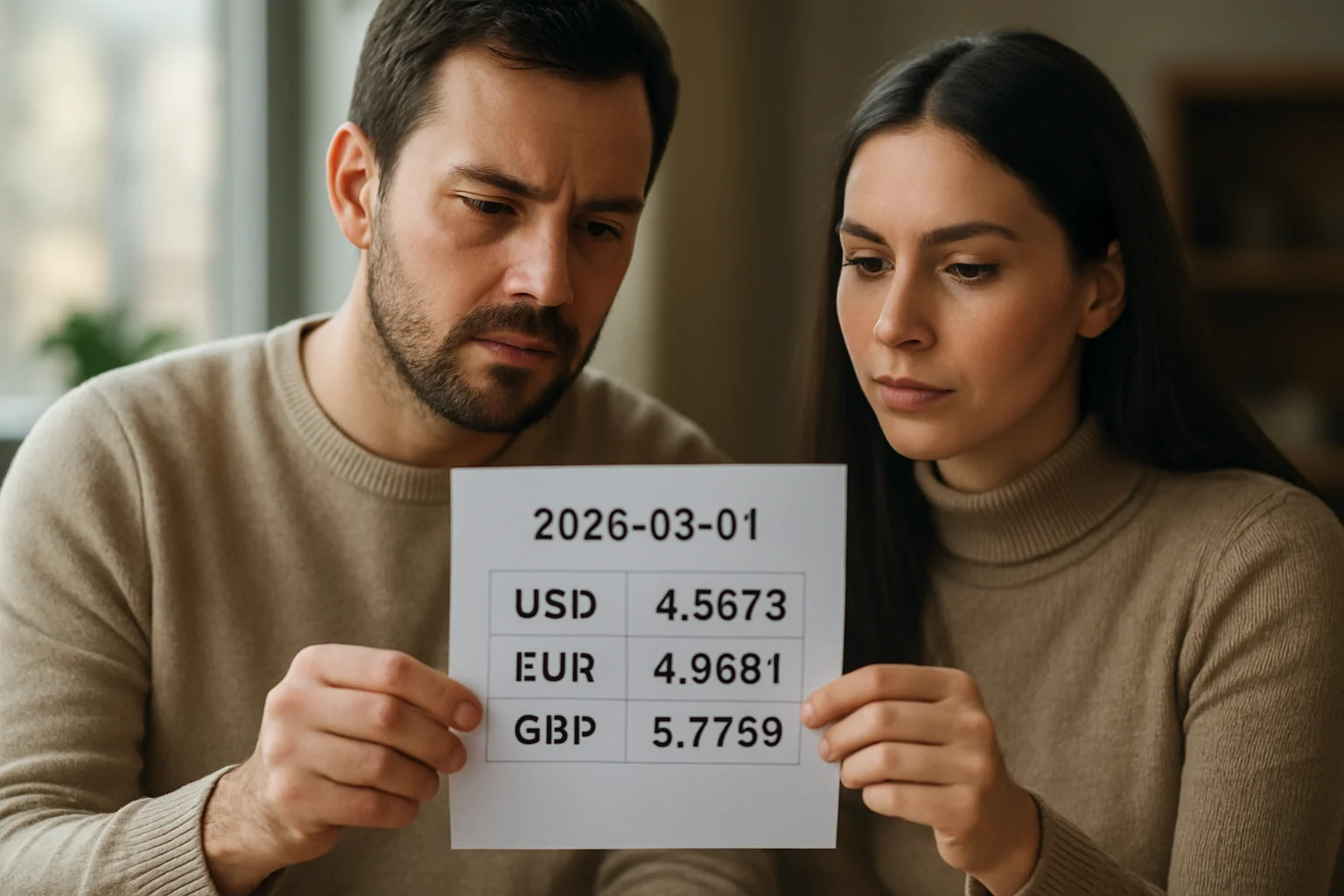 Curs valutar azi (BNR) – 2026-03-01