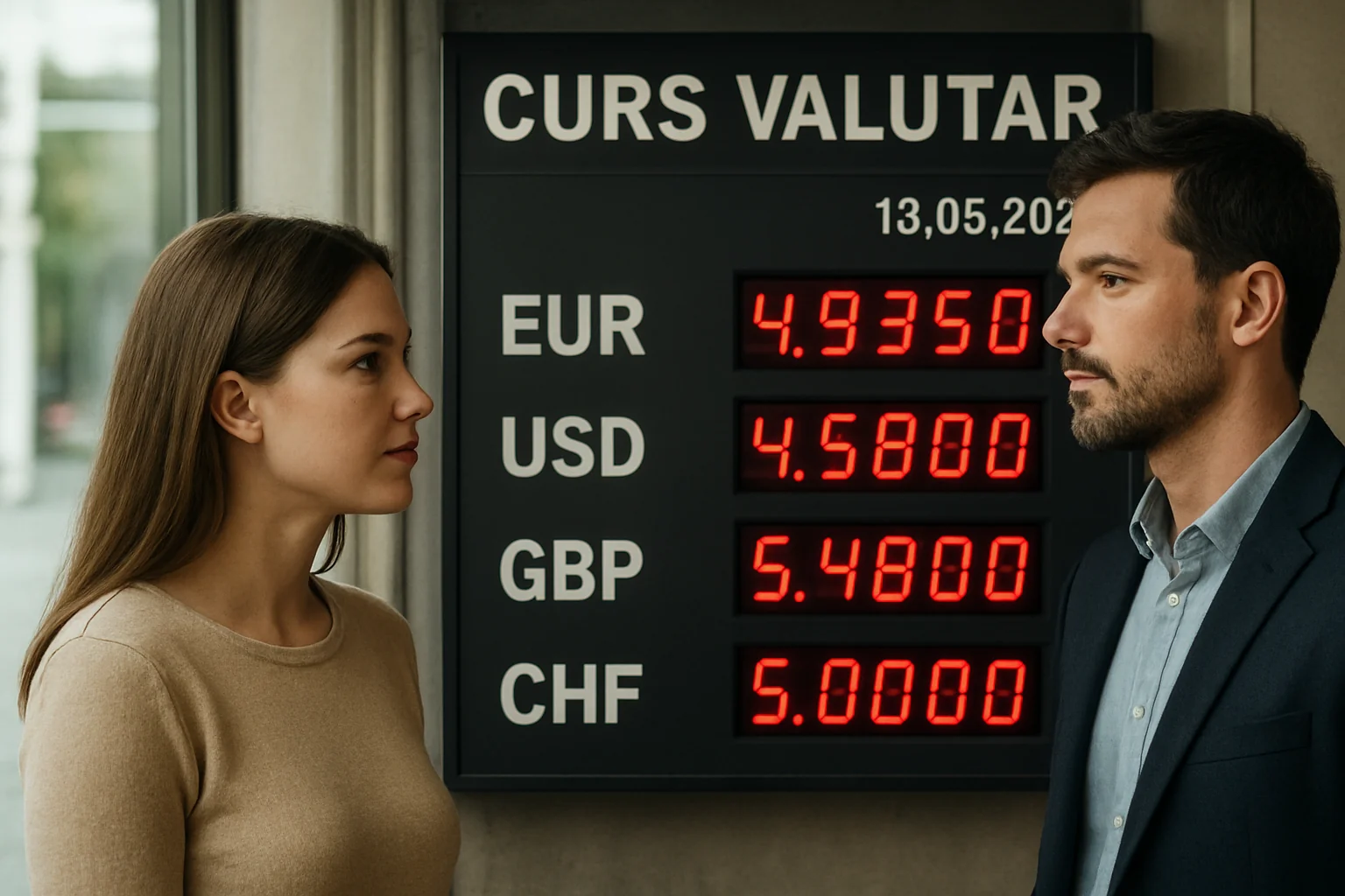 Curs valutar azi (BNR) – 2026-05-13