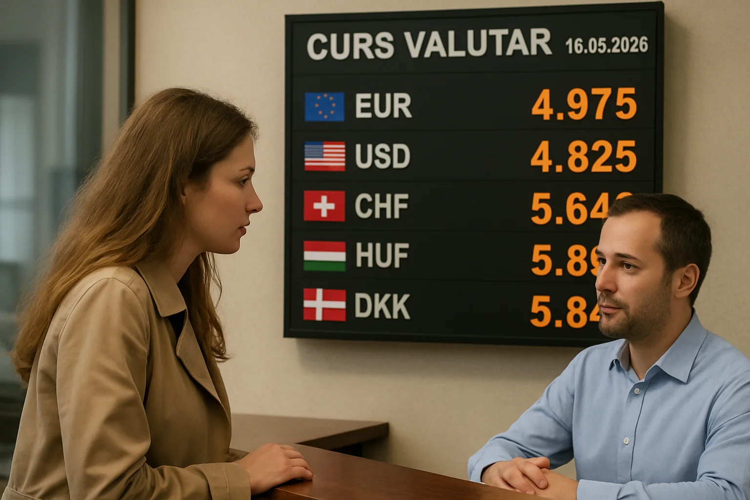 Curs valutar azi (BNR) – 2026-05-16