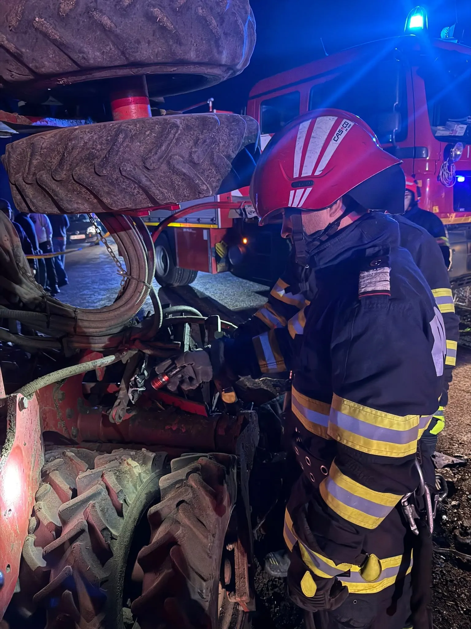 DJ 504 la Valea Părului: ISU Teleorman și Giurgiu, după un accident cu deces