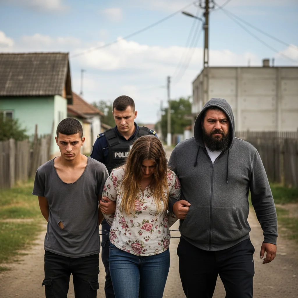 Doi bărbați și o femeie, arestați pentru amenințare gravă