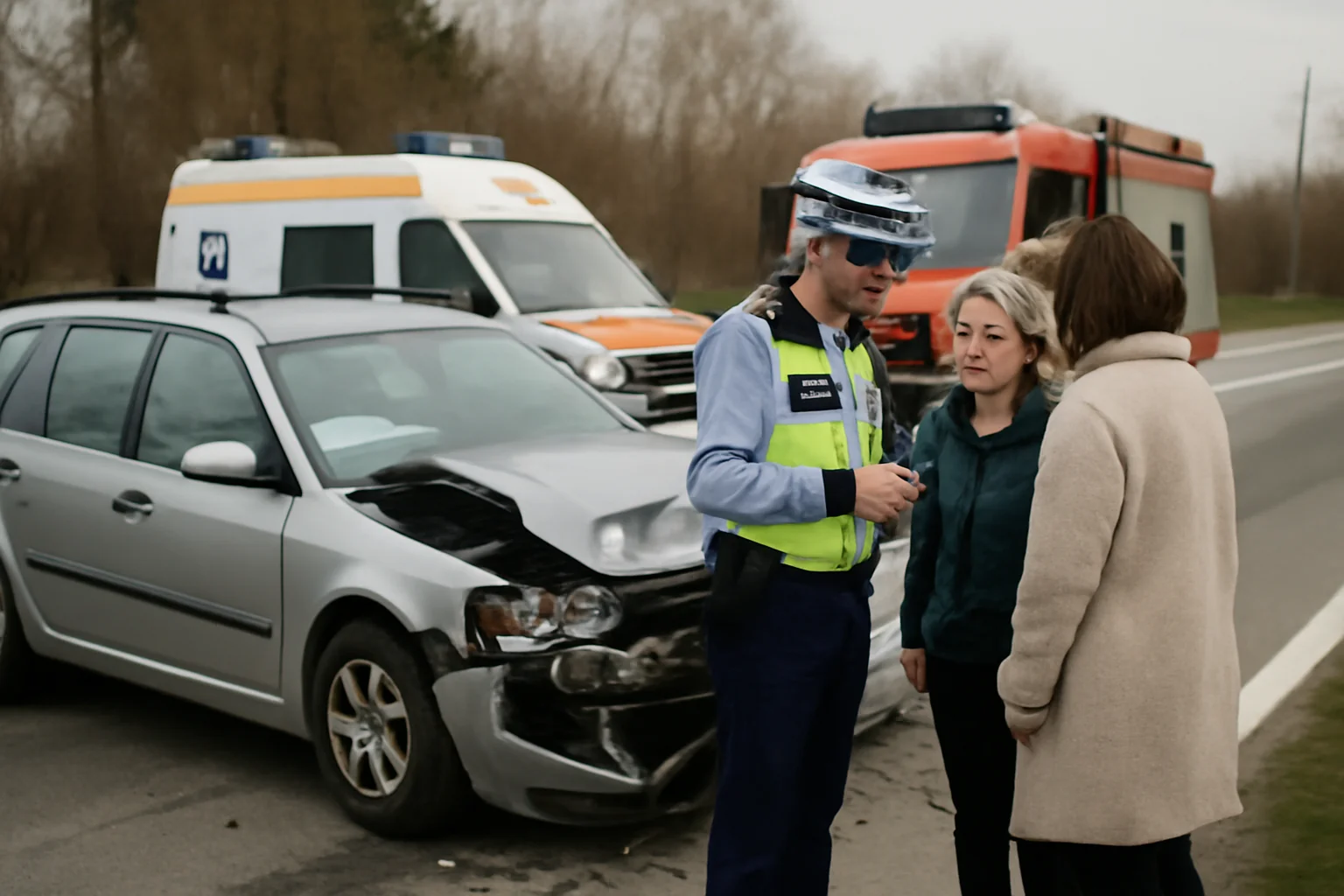 Două Femei Transportate la Spital