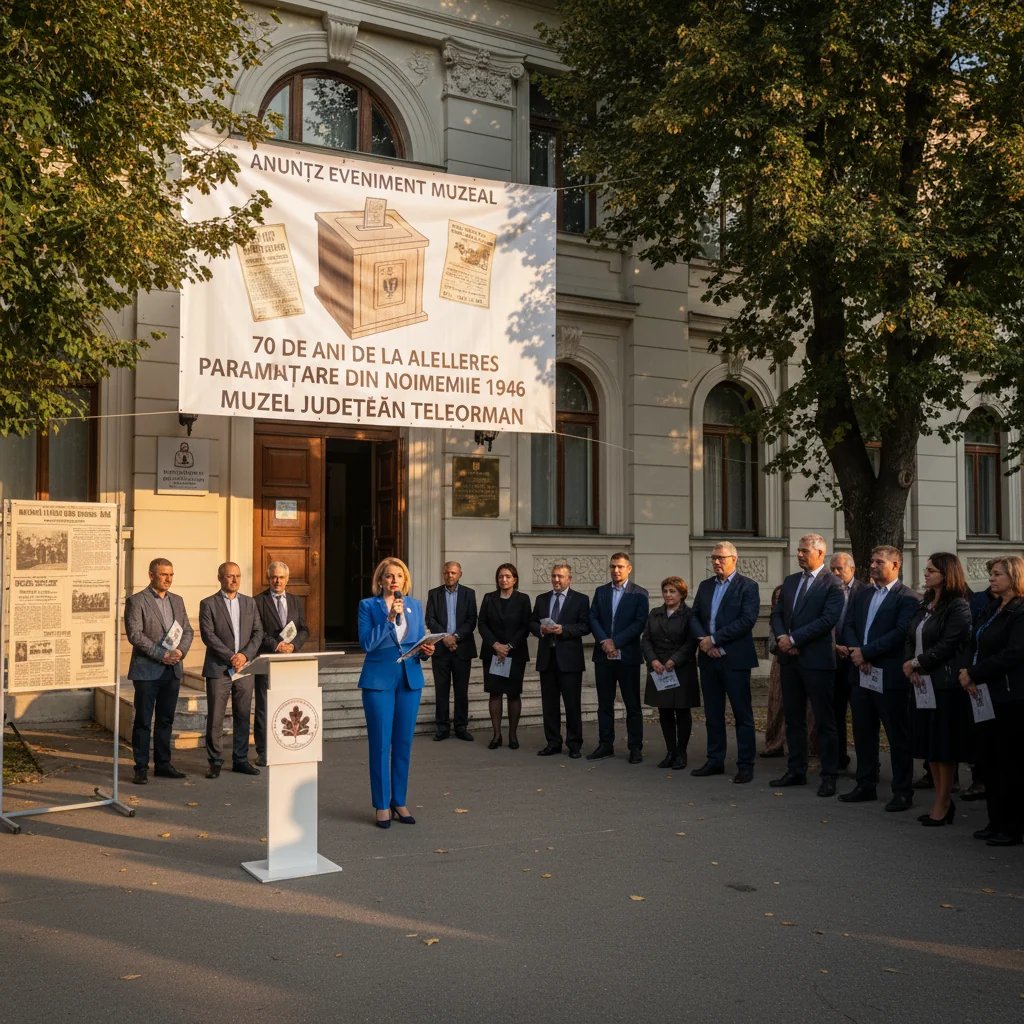 Eveniment dedicat alegerilor parlamentare din 1946, anunțat la Muzeul Județean Teleorman din Alexandria
