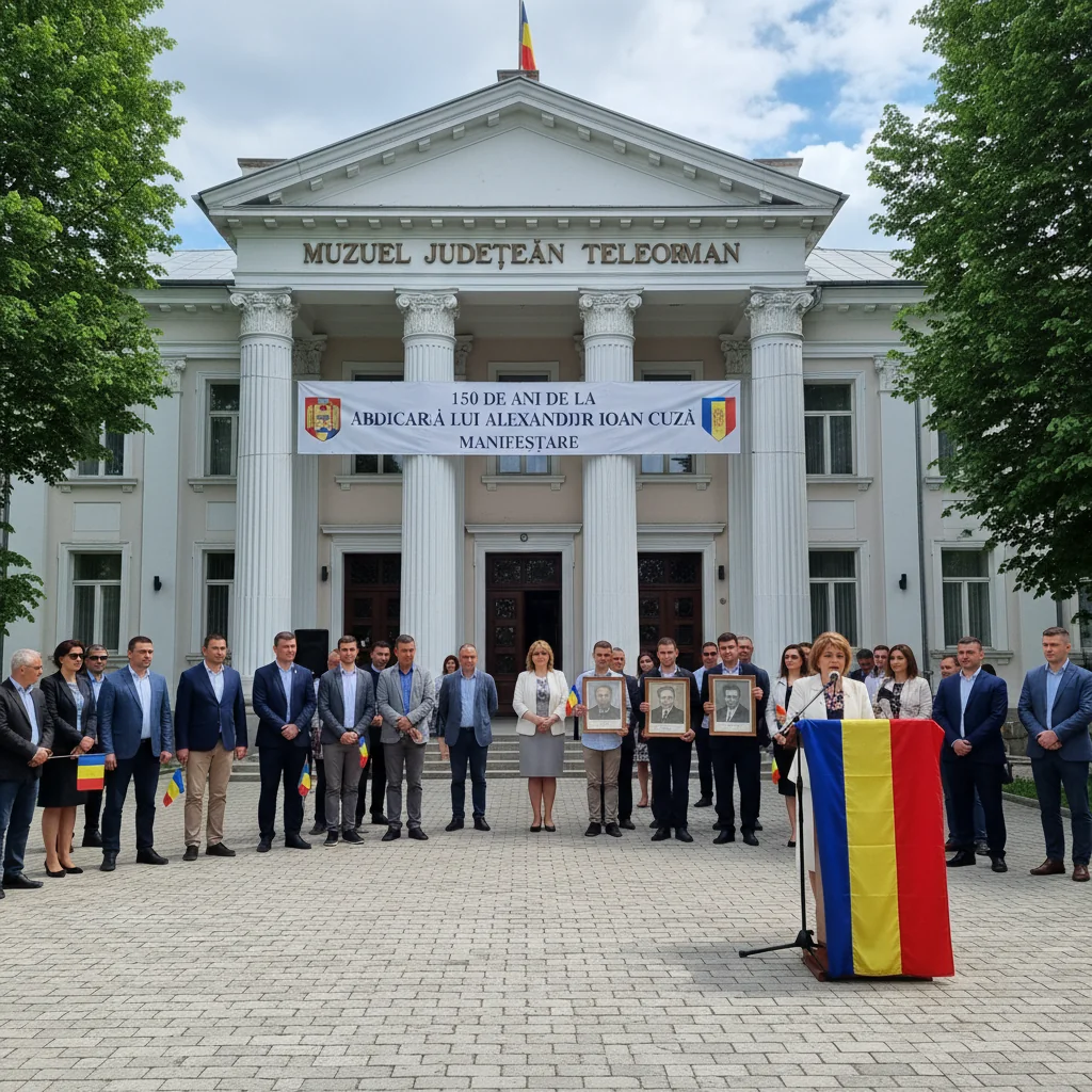 Eveniment educațional la Alexandria dedicat împlinirii a 150 de ani de la abdicarea lui Alexandru Ioan Cuza