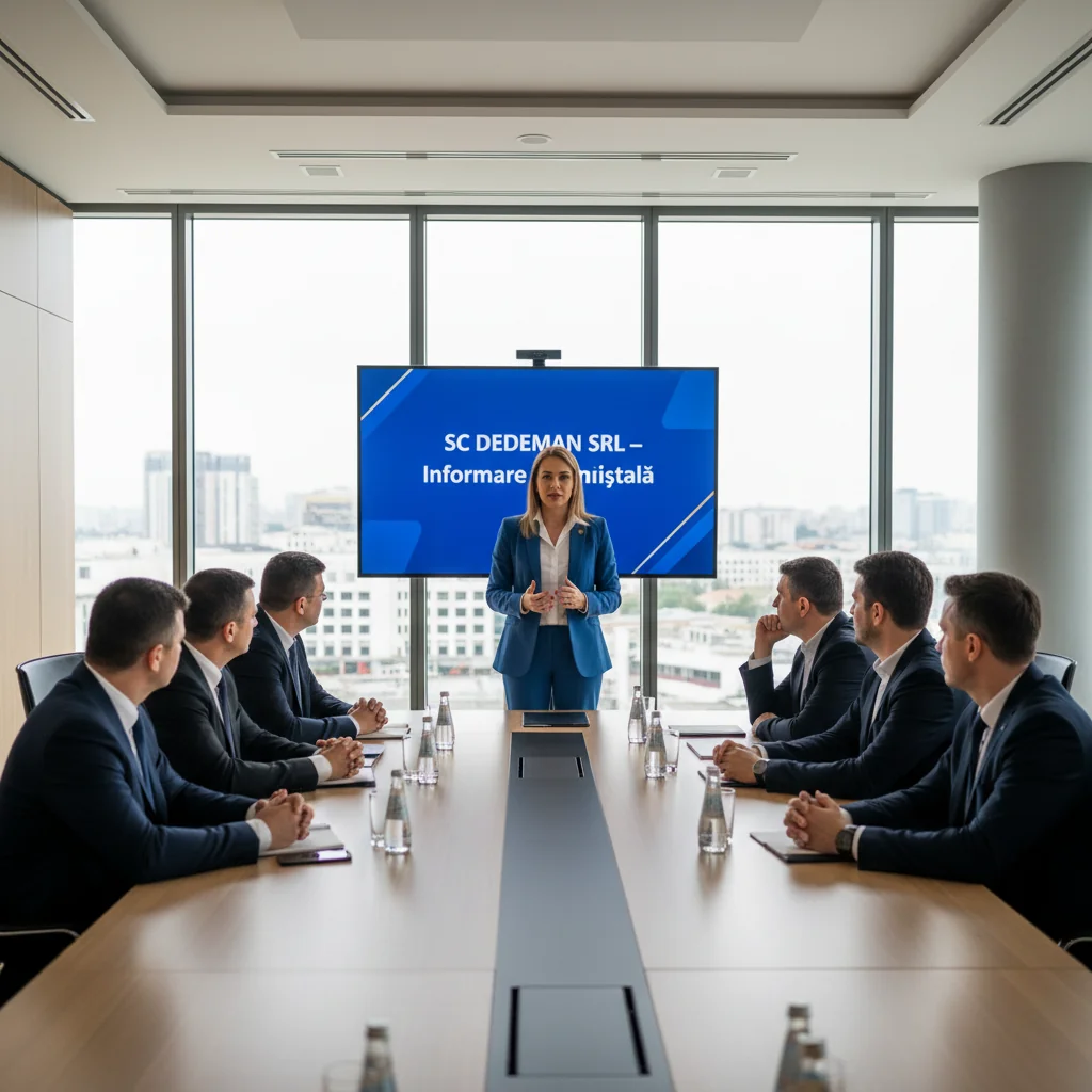 Informare trimestrială SC DEDEMAN SRL despre rezultate financiare