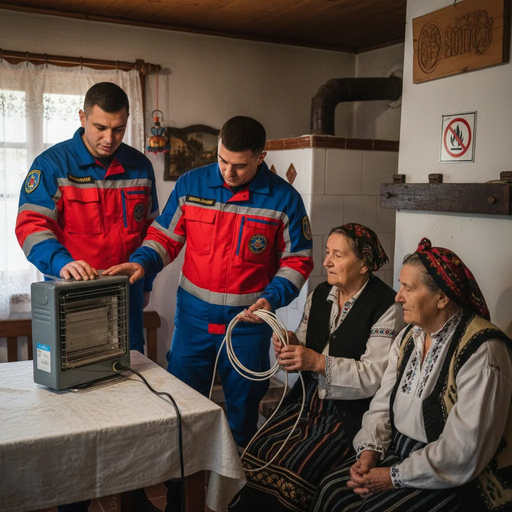 ISU Teleorman avertizează populația privind folosirea în siguranță a sistemelor de încălzire
