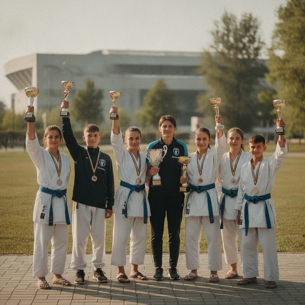 Karateka CSM Alexandria, 90 de medalii la Cupa Voluntari