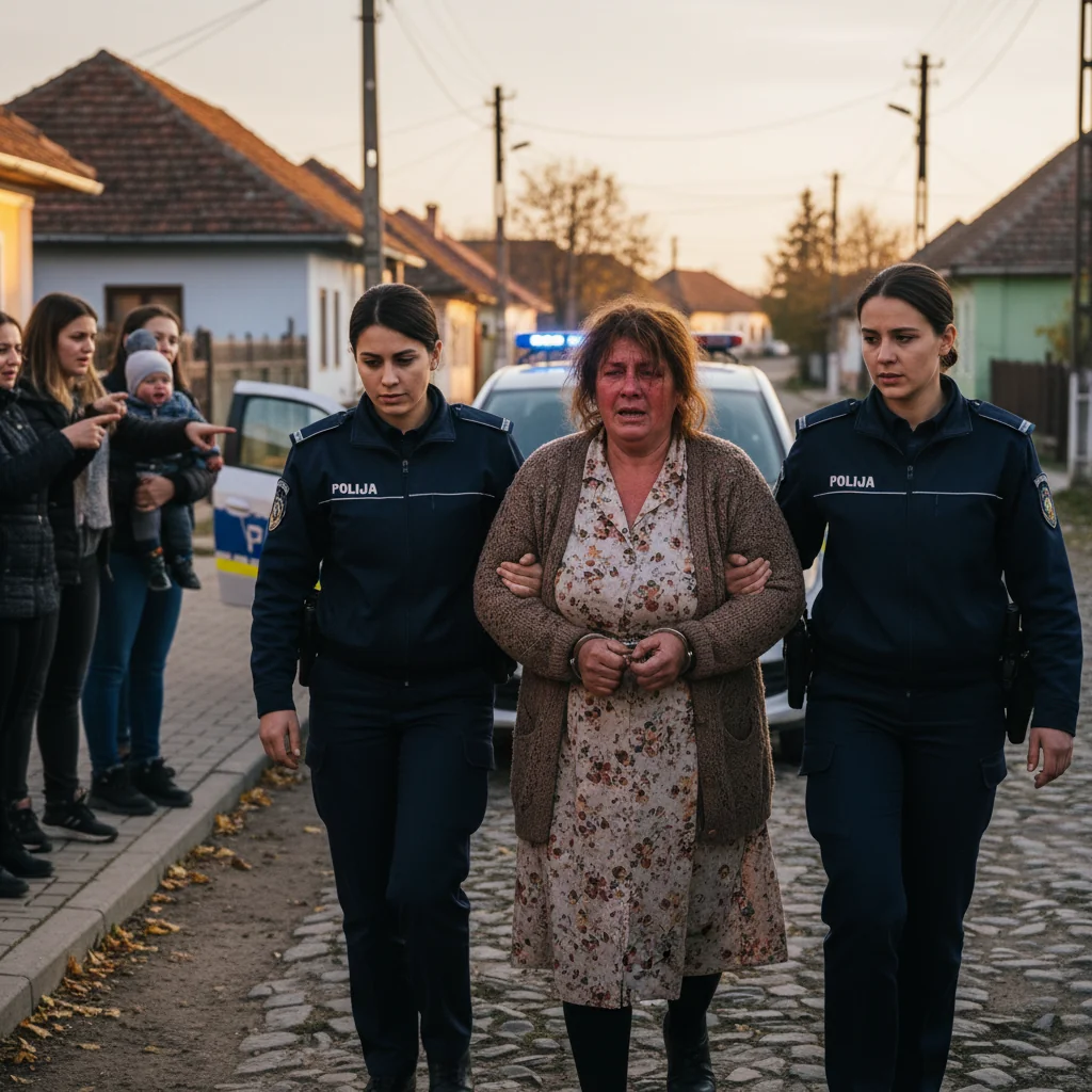 localnică arestată după ce și-a lovit nora și cuscra
