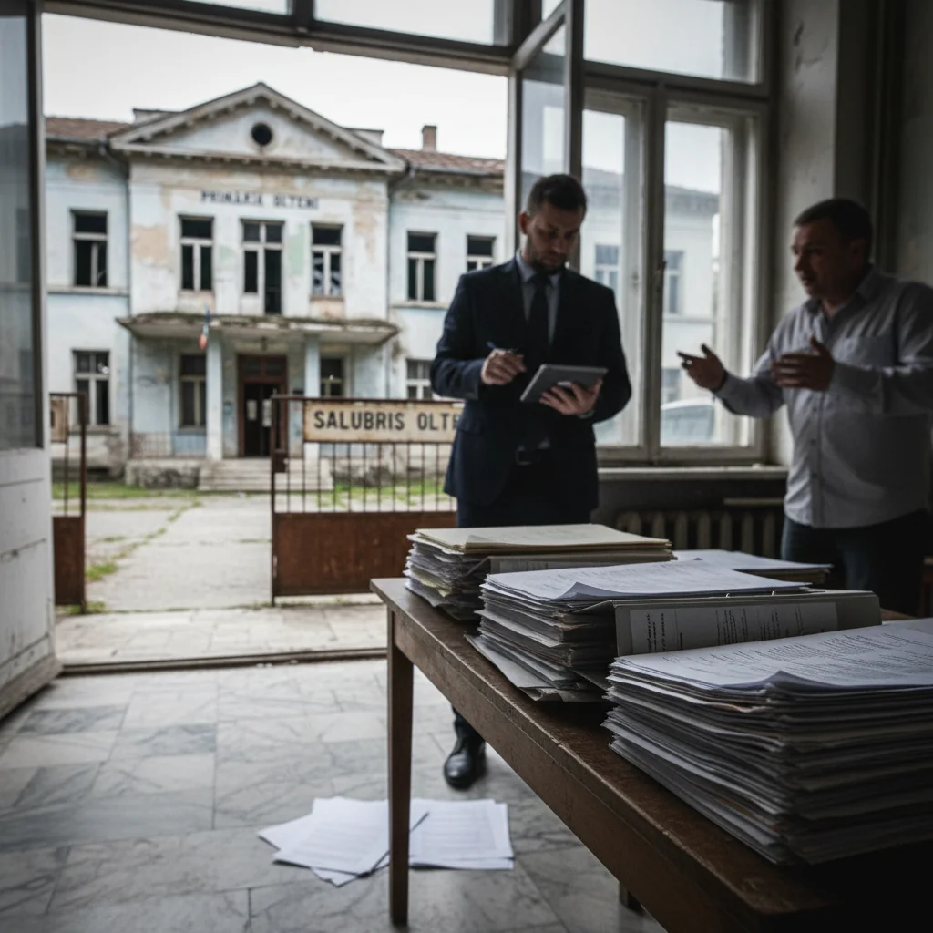 lucrări inexistente, facturi decontate ilegal și plăți suspecte către firma Consiliului Local Salubris Olt