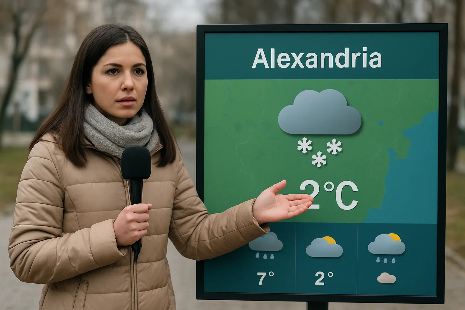 Prognoza meteo și recomandări utile pentru Alexandria – 2026-02-09