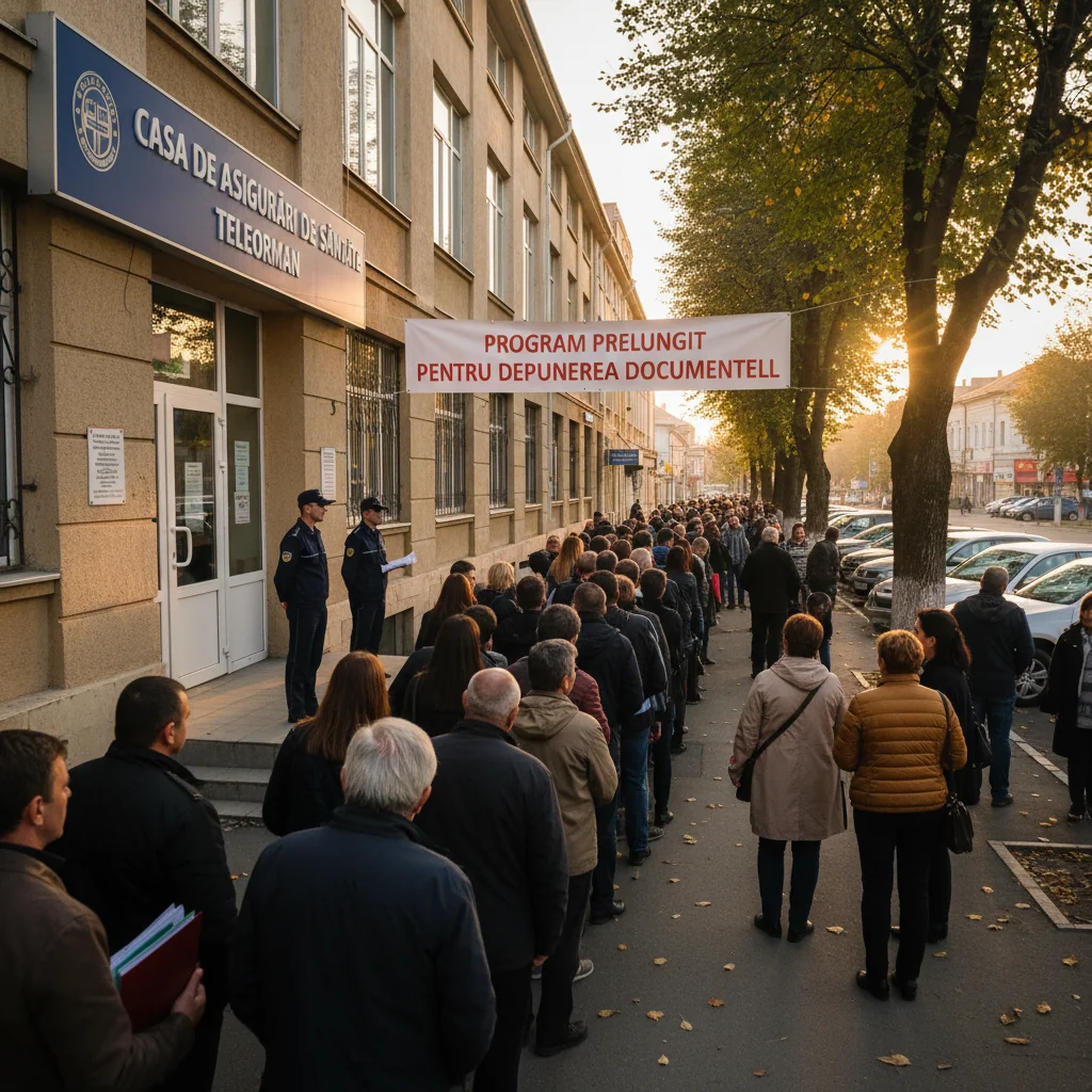 Program prelungit la Casa de Asigurări de Sănătate Teleorman din Alexandria pentru depunerea documentelor