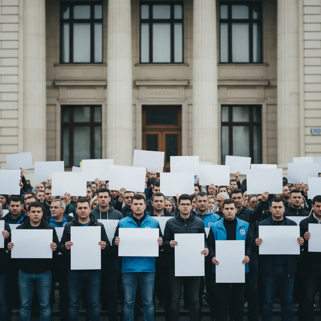 Protest ANAF Alexandria: Activitate perturbată azi