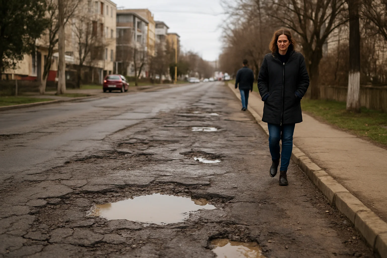 Starea infrastructurii rutiere din Alexandria la început de 2026