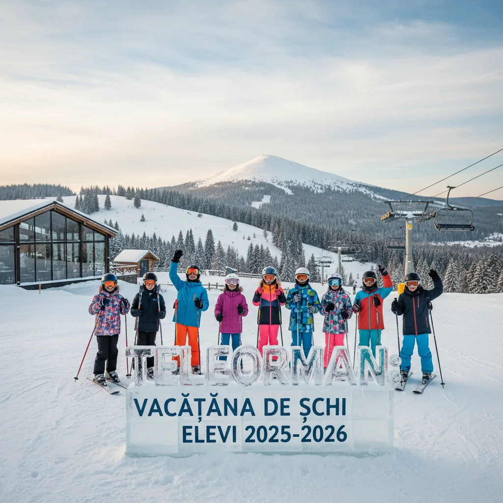 Vacanța de schi pentru elevi în anul școlar 2025–2026: calendar flexibil în Alexandria și județul Teleorman