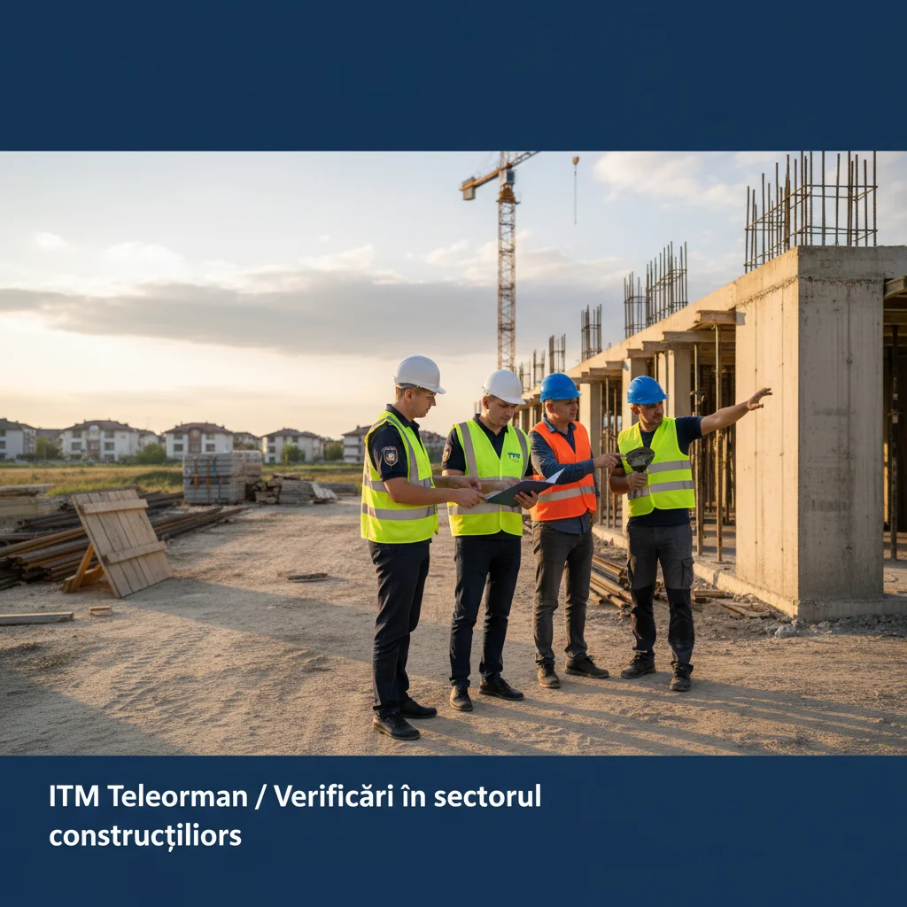 Verificări ITM Teleorman în sectorul construcțiilor în 2023