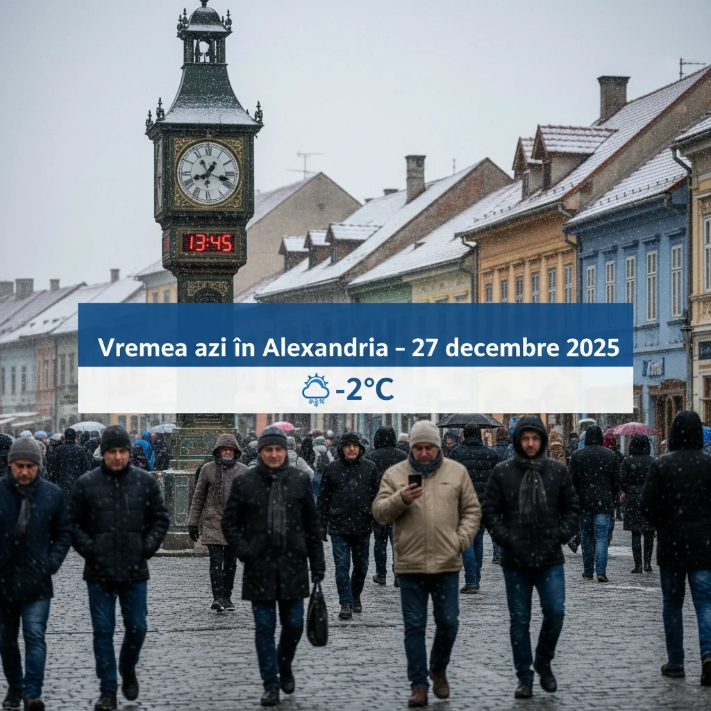 Vremea azi în Alexandria – 27 decembrie 2025